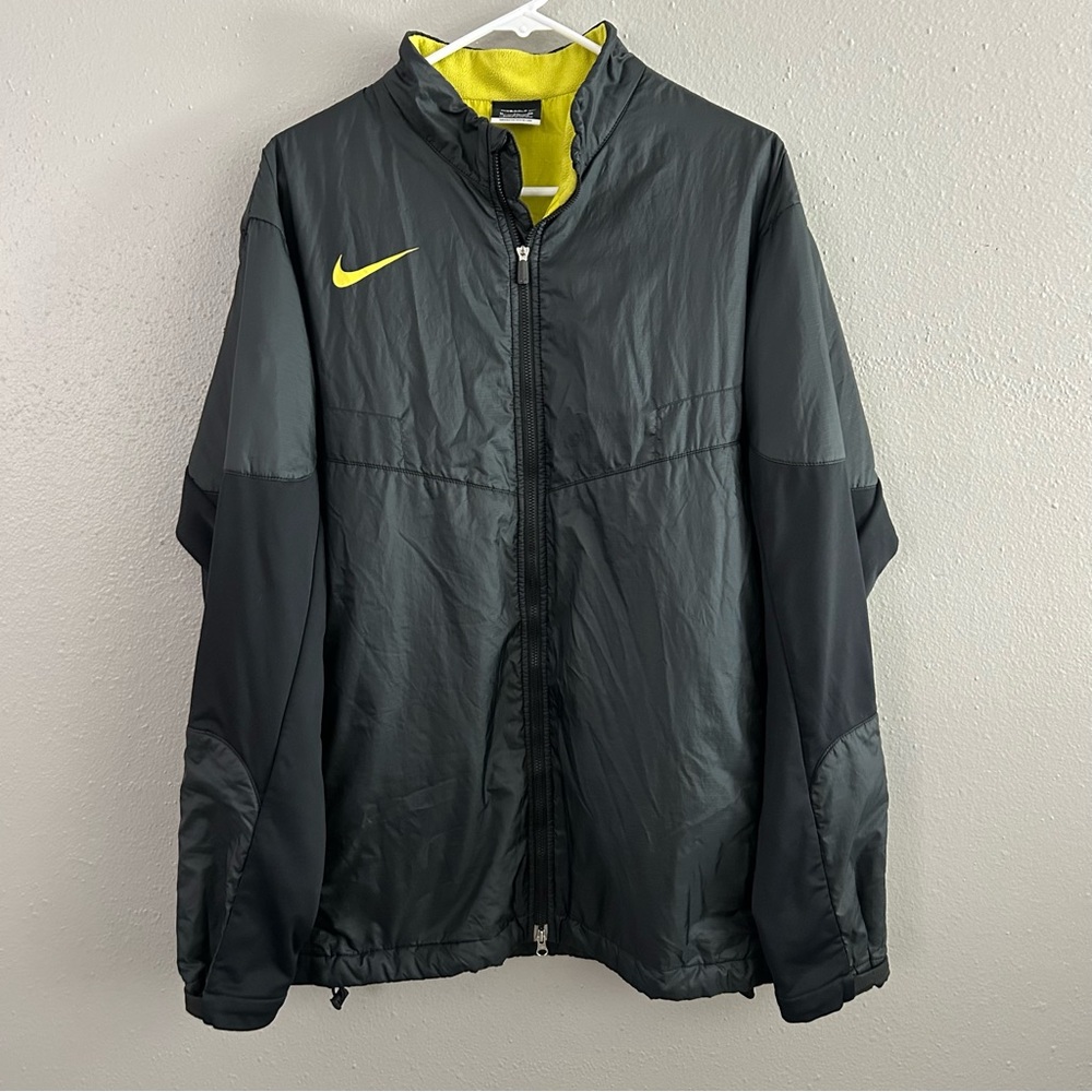 Nike Golf Insulated Full Zip Jacket Men’s XL Black Aeroloft Thermal Padded Sport